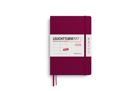 LEUCHTTURM WEEKLY PLANNER 2026 A5 SC 12 MONTHS PORT RED 372708